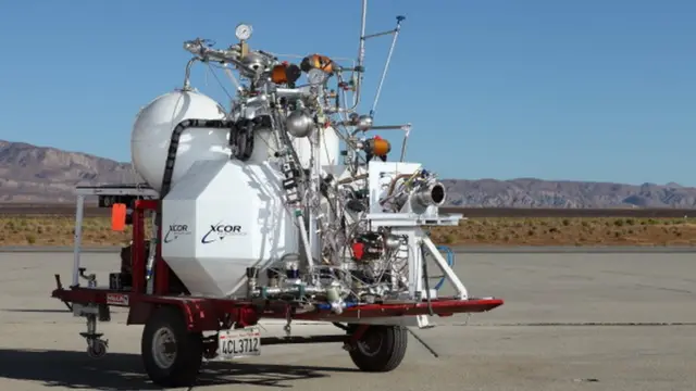 2009'da üretilen XCOR Aerospace motoru