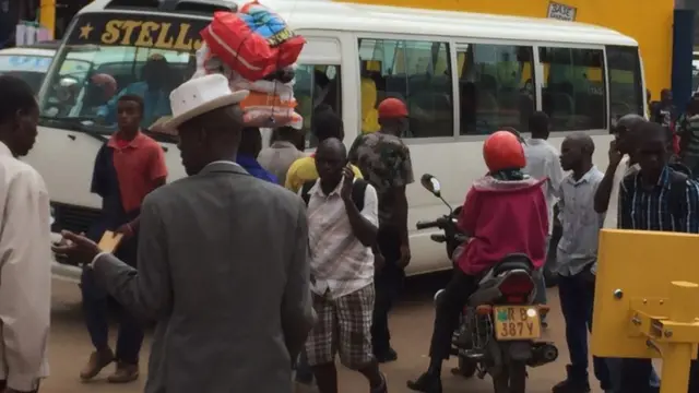 Moja ya kituo cha daladala nchini Rwanda