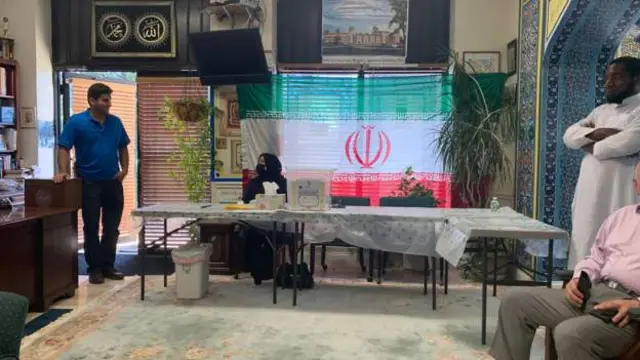 انتخابات در مسجدی در ویرجینیا