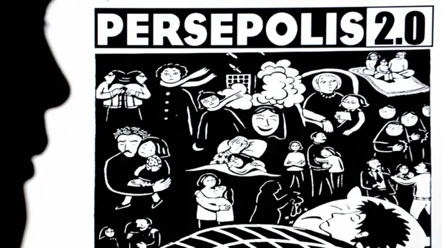 A woman looks at a screen displaying the web page of "Persepolis 2.0", the reshaped version of Marjane Satrapi's comic novel "Persepolis" on August 19, 2009 in Shanghai. Two Iranian opponents adapted the critical portrayal of the Islamic revolution comic novel that turned into an Oscar-nominated animation movie, to denounce the conditions of last June's disputed Iranian presidential election that saw President Ahmadinejad re-election.