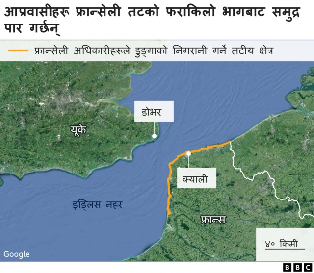 क्याली बन्दरगाहबाट