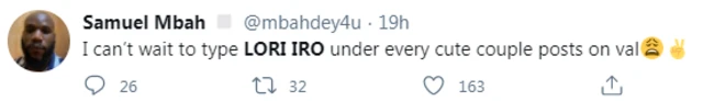 Lori iro slang