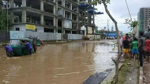 চট্টগ্রামের হালিশহরের জলাবদ্ধতার চিত্র