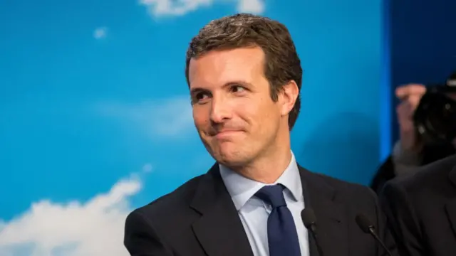 Глава "Народной партии" Пабло Касадо. Его партия потерпела сокрушительное поражение