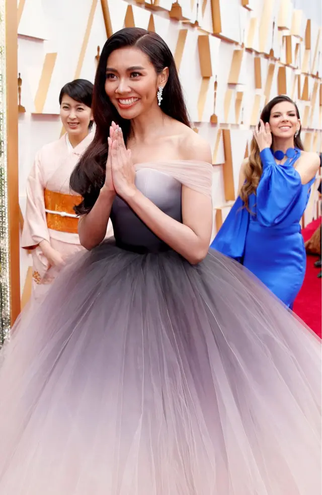 Gam Wichayanee sur le tapis rouge