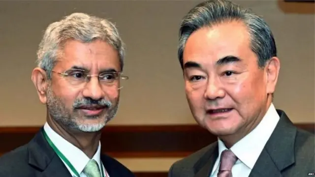 भारत के विदेश मंत्री एस जयशंकर की चीन के विदेश मंत्री वांग यी