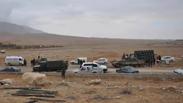 الجيش السوري يدخل تدمر فعليا