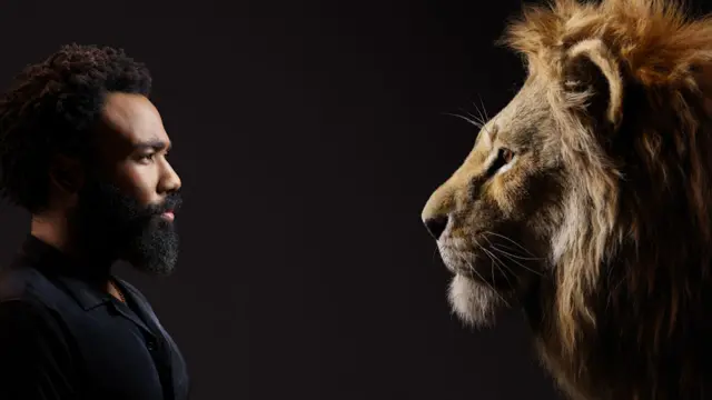Donald Glover and Simba