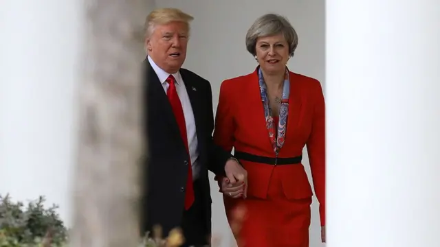 Trump və May