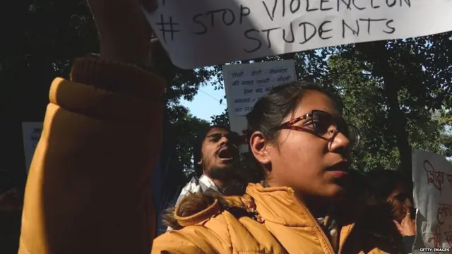 छात्रों का प्रदर्शन