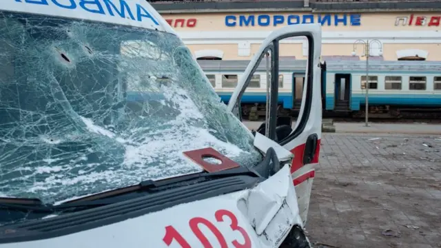 росіяни знищили карети швидкої