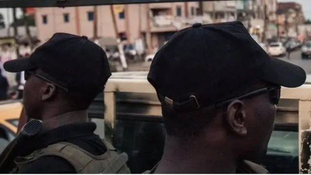 Soldiers in Burning Cameroon video