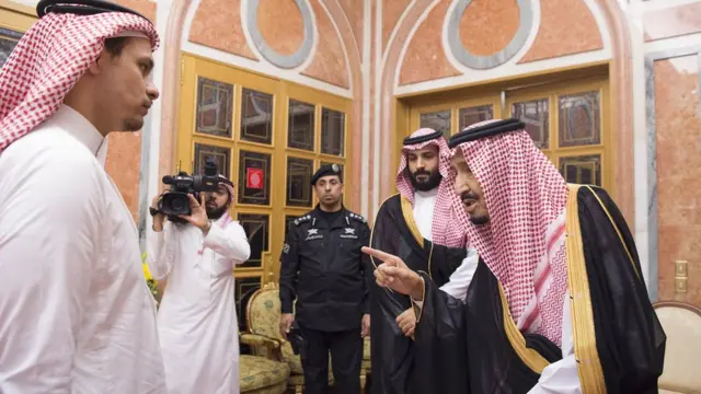 Kral Salman, veliaht prens Muhammed bin Salman ve Kaşıkçı'nın erkek kardeşi