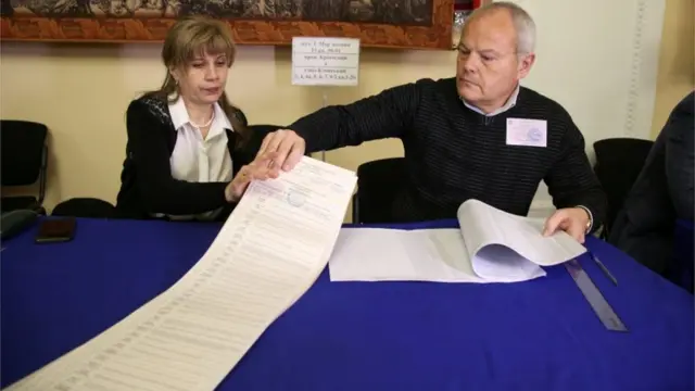 Бюлетень на виборчій дільниці