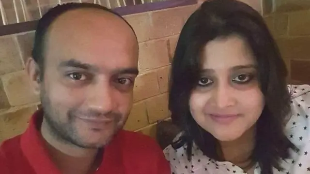 तन्वी सेठ अपने पति अनस के साथ