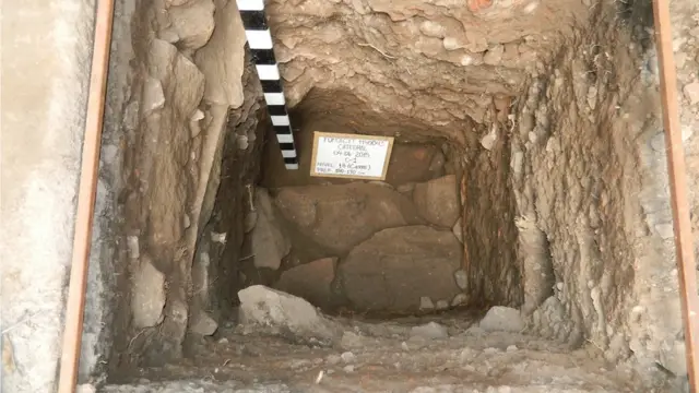 Excavación en la Catedral de Santiago