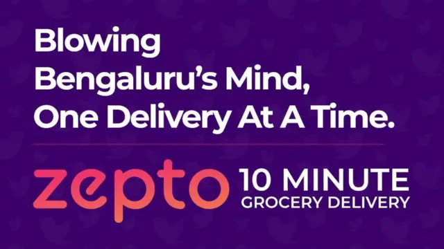 Zepto promet une livraison dans les 10 minutes.