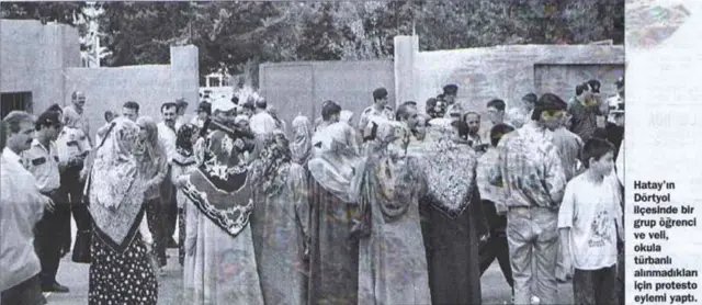 Hatay'da protesto