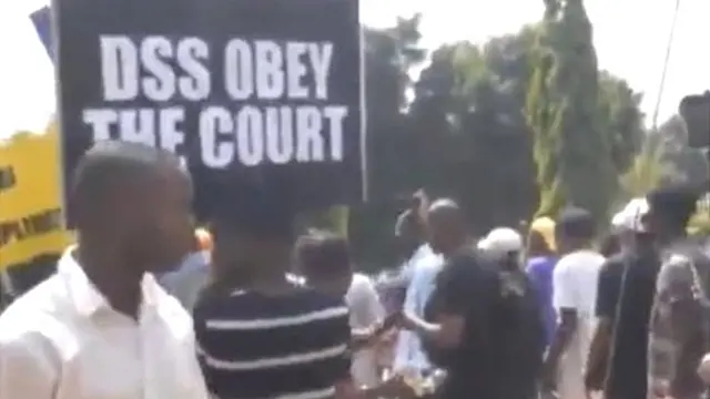 Awọn eeyan to n fi ẹhonu han