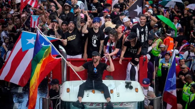manifestaciones en Puerto Rico.