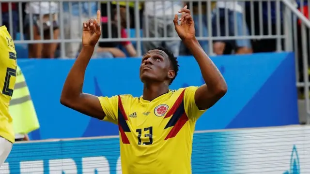 Colombia's Yerry Mina