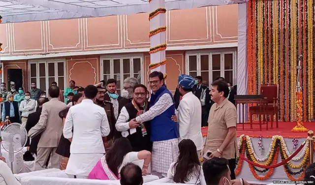 शपथ ग्रहण, राजस्थान