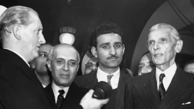 जवाहर लाल नेहरू और मोहम्मद अली जिन्ना