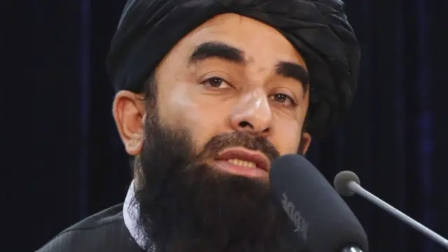 तालिबान के प्रवक्ता ज़बीहुल्लाह मुजाहिद