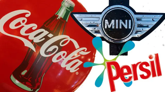 Logos da Coca-Cola, Mini e Persil