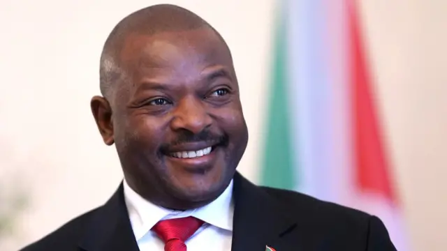 Pierre Nkurunziza, umukuru w'igihugu c'u Burundi
