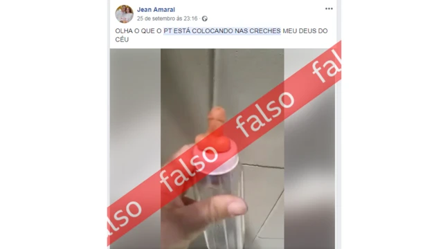 informação falsa