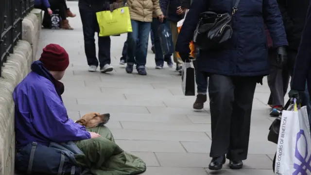 На улице в Лондоне