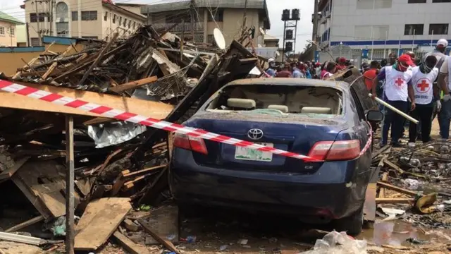 Gas explosion in Ajao Estate Lagos