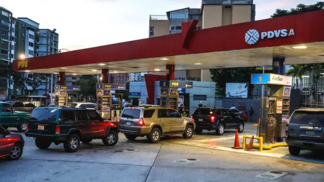 Estación de gasolina de PDVSA.