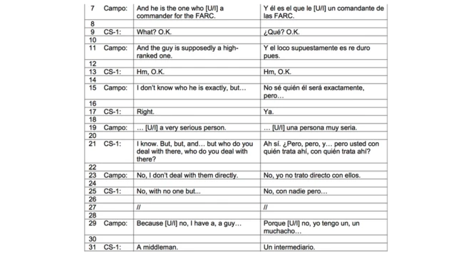 Documento del fiscal de Nueva York