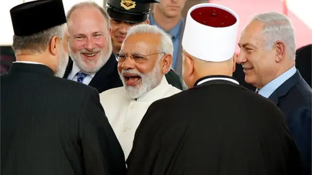 மதத்தலைவர்களை மோதிக்கு அறிமுகம் செய்து வைக்கிறார் இஸ்ரேலிய பிரதமர்