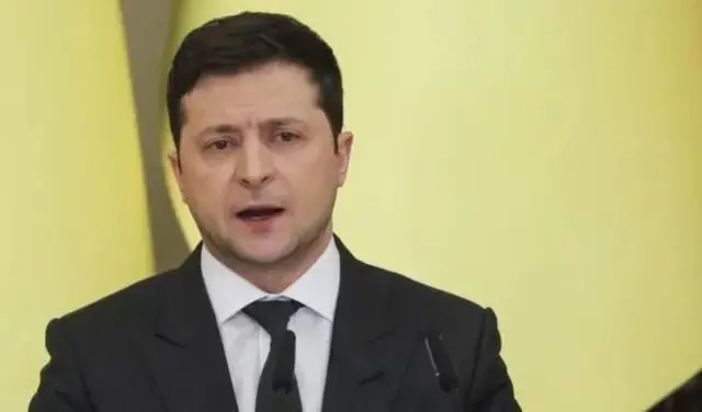 युक्रेनचे राष्ट्राध्यक्ष वोलोदिमीर झेलेन्स्की