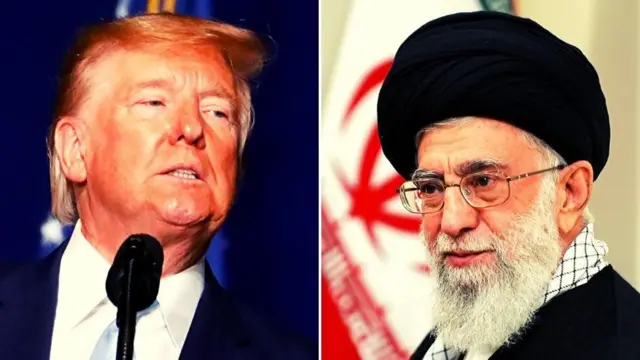 અમેરિકાના રાષ્ટ્રપ્રમુખ ટ્રમ્પ અને ઈરાનના રાષ્ટ્રપ્રમુખ