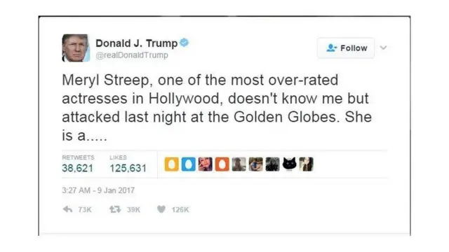 Твит Трампа