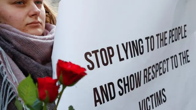 تجمع مقابل سفارت ایران در کی‌یف