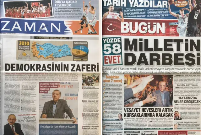 Zaman ve Bugün gazeteleri