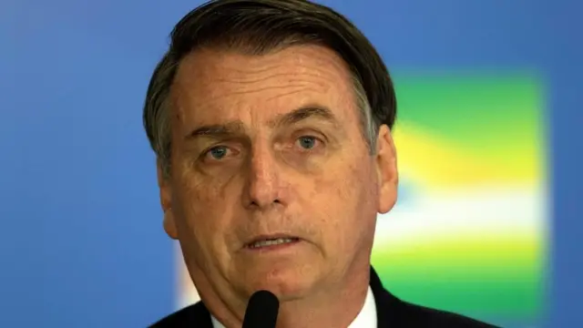 Presidente de Brasil, Jair Bolsonaro.