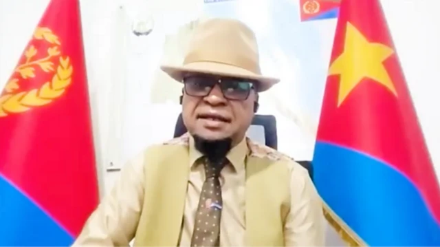 አምባሳደሩ ቃለምልልስ ከሰጡበት ቪዲዮ ላይ የተወሰደ ፎቶ