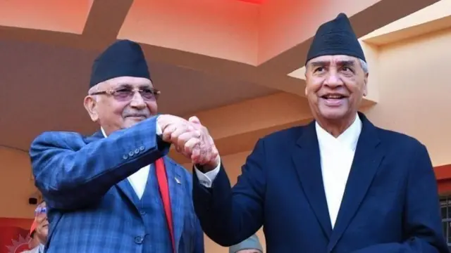 केपी शर्मा ओली र शेरबहादुर देउवा