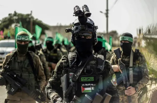 Des soldats de la branche armée du Hamas