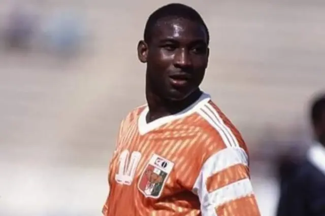 Abdoulaye Traoré à la Coupe d’Afrique des Nations 1992 remportée par la Cote d'Ivoire. 