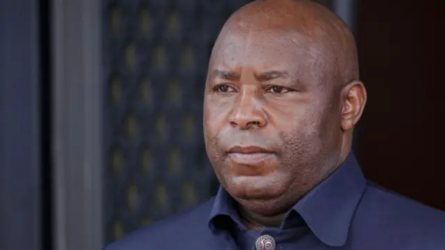 Gros plan sur le président du Burundi Evariste Ndayishimiye 