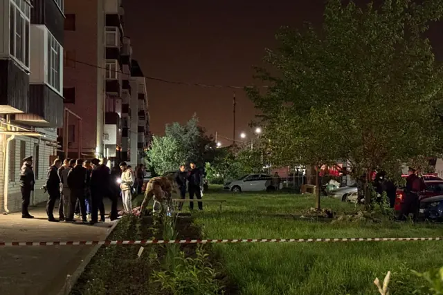 Фото с места взрыва в Ставрополе