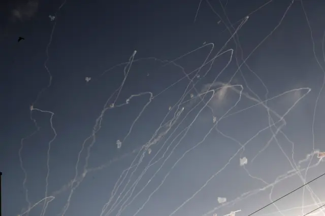 गाजाबाट प्रहार गरिएका रकेट