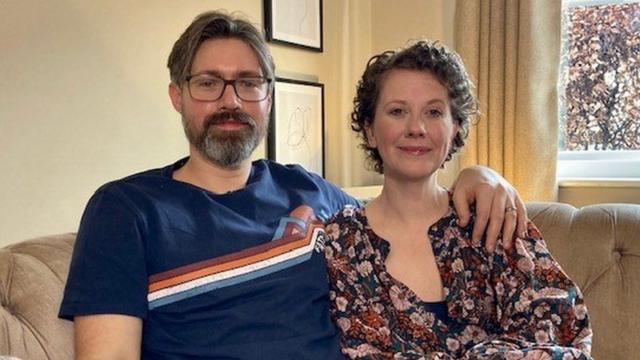 Kelly e o marido, Michael